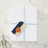 Label met vlag van Tulsa, Oklahoma Cadeaulabel (Met Touw)