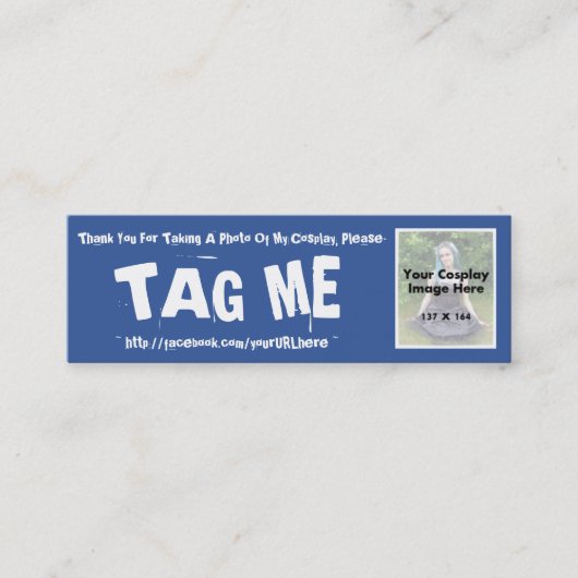 Label Mijn Cosplay-foto's op Facebook (Voorkant)