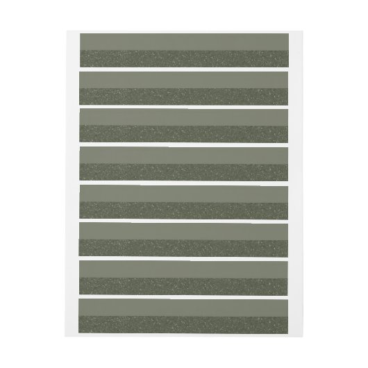  label – Moss Green Horizon Stripe Adreslabel Wikkel (Vel)