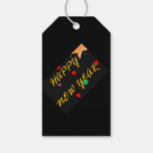 Label nieuw jaar cadeaulabel (Achterkant)