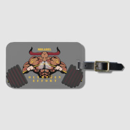 label "Olympian Efort" Luggage/Bag Bagagelabel