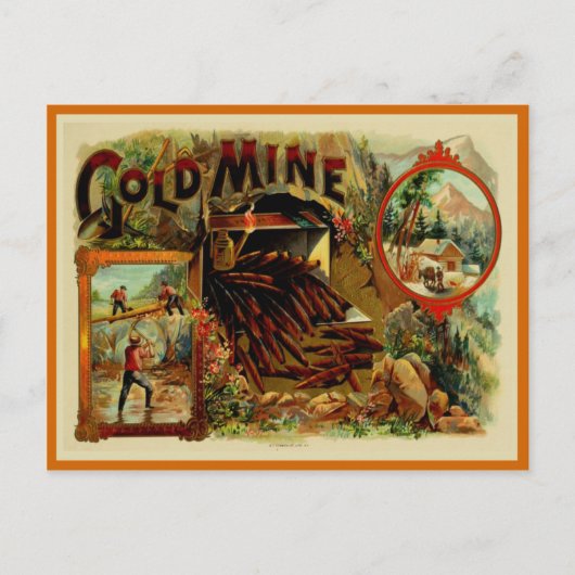 label op de doos briefkaart (Voorkant)