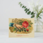  label op de doos briefkaart (Staand voorkant)