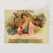 label op de doos briefkaart (Voorkant)