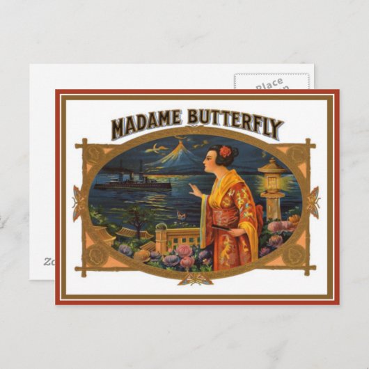  label op de doos briefkaart (Voorkant / Achterkant)