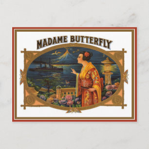 label op de doos briefkaart