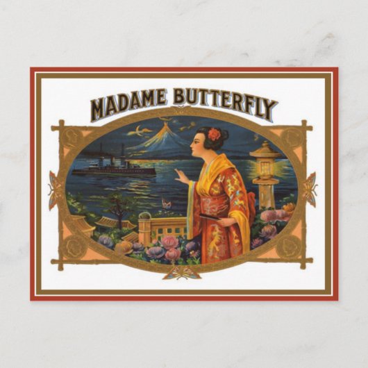 label op de doos briefkaart (Voorkant)