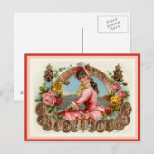  label op de doos briefkaart (Voorkant / Achterkant)