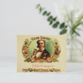 label op de doos briefkaart (Staand voorkant)