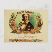 label op de doos briefkaart (Voorkant)