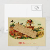 label op de doos briefkaart (Voorkant / Achterkant)