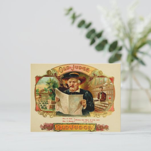  label op de doos briefkaart (Staand voorkant)