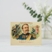  label op de doos briefkaart (Staand voorkant)
