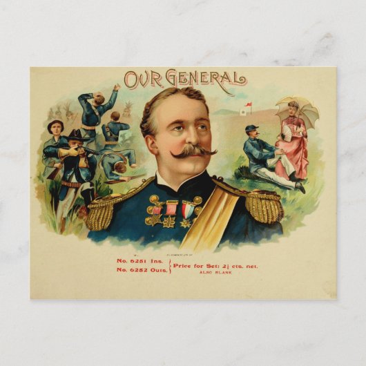  label op de doos briefkaart (Voorkant)