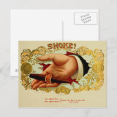 label op de doos briefkaart (Voorkant / Achterkant)