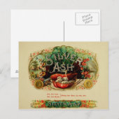 label op de doos briefkaart (Voorkant / Achterkant)