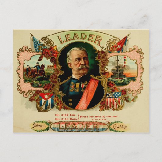  label op de doos briefkaart (Voorkant)