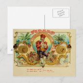  label op de doos briefkaart (Voorkant / Achterkant)