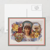  label op de doos briefkaart (Voorkant / Achterkant)