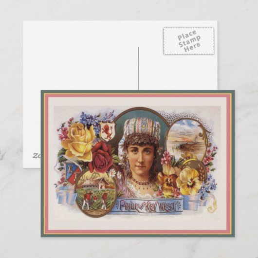  label op de doos briefkaart (Voorkant / Achterkant)