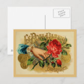  label op de doos briefkaart (Voorkant / Achterkant)