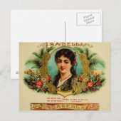label op de doos briefkaart (Voorkant / Achterkant)