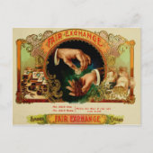 label op de doos briefkaart (Voorkant)