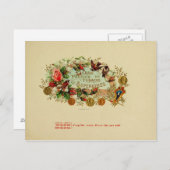 label op de doos briefkaart (Voorkant / Achterkant)