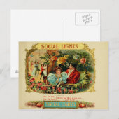 label op de doos briefkaart (Voorkant / Achterkant)