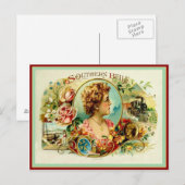  label op de doos briefkaart (Voorkant / Achterkant)