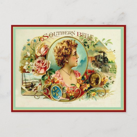  label op de doos briefkaart (Voorkant)