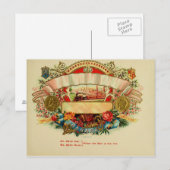  label op de doos briefkaart (Voorkant / Achterkant)