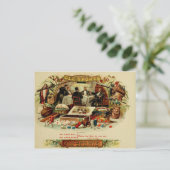 label op de doos briefkaart (Staand voorkant)