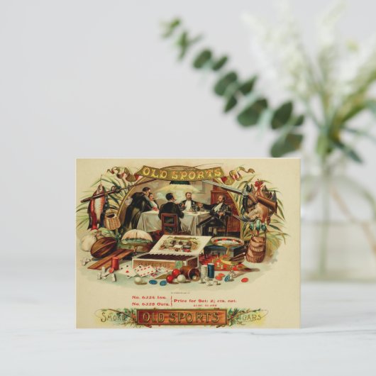  label op de doos briefkaart (Staand voorkant)