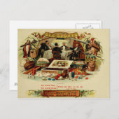 label op de doos briefkaart (Voorkant / Achterkant)