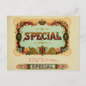  label op de doos briefkaart (Voorkant)