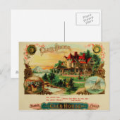 label op de doos briefkaart (Voorkant / Achterkant)