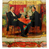  label op de doos douchegordijn (Voorkant)