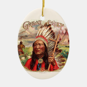  label op de doos keramisch ornament