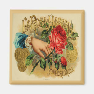  label op de doos magneet