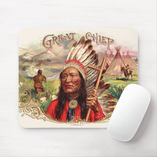  label op de doos muismat (Met muis)