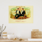  label op de doos poster (Keuken)