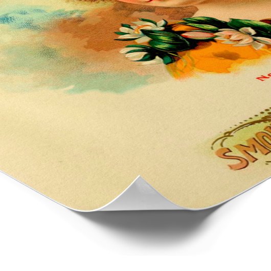 label op de doos poster (Hoek)