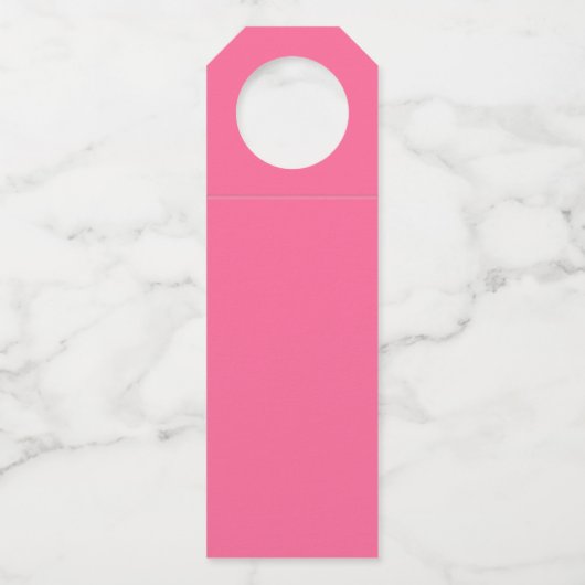 Label op de fles - word je mijn bruidsroze (Achterkant)