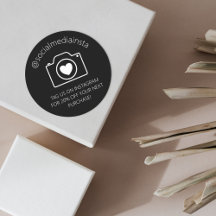Label op instagram voor Sticker van kortingsproduc