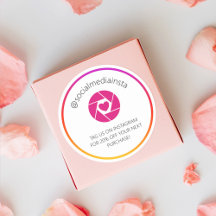 Label op instagram voor Sticker van kortingsproduc