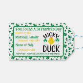 Label op kruispunt St. Patricks Day Cadeaulabel (Voorkant (Horizontaal))