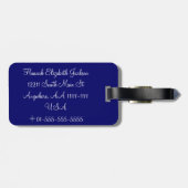  label op maat bagagelabel (Achterkant horizontaal)