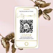 Label op social media White & Gold Scan QR-code