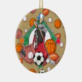 Label/Ornament sport - SRF Keramisch Ornament (Rechts)